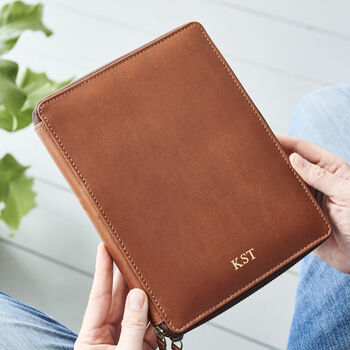 Leather iPad Organiser With Secret Message, 3 of 4