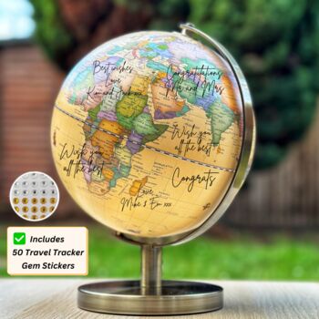 Wedding Guestbook Globe Guest Book Alternative Travel, 6 of 10