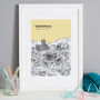 Personalised Canterbury Print, thumbnail 6 of 7