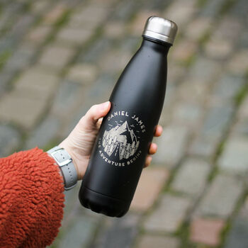 Personalised Reusable Adventure Bottle For Dad, 3 of 4