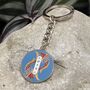 Beloved Person In Japanese Enamel Keyring Gift, thumbnail 1 of 2