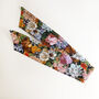 Covent Garden Bouquet Print Cotton Wire Headband, thumbnail 2 of 4