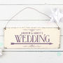 Personalised Wedding Party Direction Sign, thumbnail 2 of 5