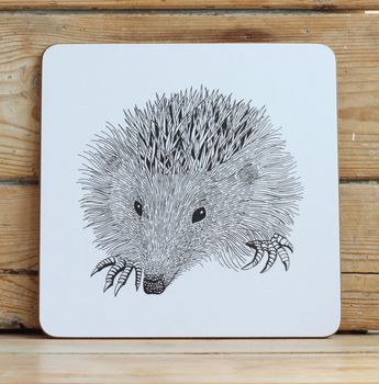 Nocturnal Coasters Choice Of Badger, Hedgehog And Hare, 4 of 5