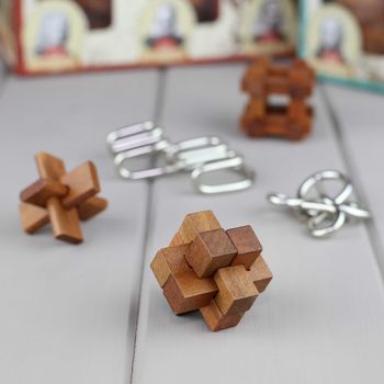 Set Of Five Puzzles Based On Great Minds, 10 of 12