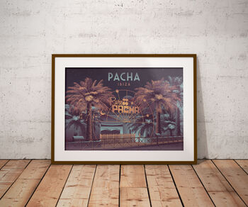 Pacha Nightclub Ibiza Travel Poster Art Print, 6 of 8