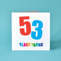 Set Of Five Birthday Cards For Any Age, thumbnail 10 of 12