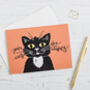 'The Cat's Whiskers' Funny Father's Day Card, thumbnail 1 of 1