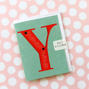 Mini Y Alphabet Card, 3 of 5