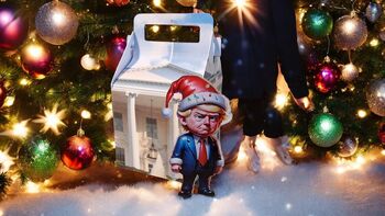 Trump Christmas Tree Hanging Decoration, 4 of 12