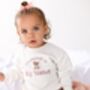 Promoted To Big Sister Embroidered Bear Sweatshirt Jumper, thumbnail 5 of 7