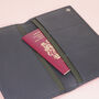 Personalised Pebble Grain Leather Travel Wallet, thumbnail 2 of 8