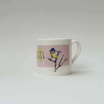 Blue Tit Song Bone China Mug, 3 of 9