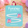Princess Snap Hair Clips, thumbnail 2 of 2