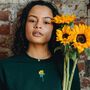 Embroidered Sunflower Sweater, thumbnail 1 of 11