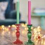 Red And Green Candleholders, thumbnail 5 of 5