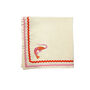 Prawn Orange And Pink Ric Rac Napkins, Set Of Two, thumbnail 4 of 4