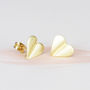 'Love Grows' 9ct Gold Heart Earrings, thumbnail 2 of 7