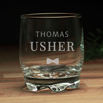 Personalised Usher Glass, 2 of 2