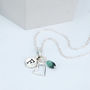Personalised Birthstone And Charm Necklace, thumbnail 7 of 12