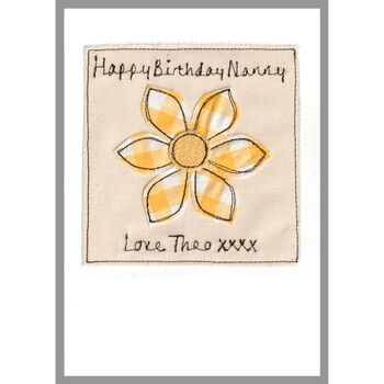 Personalised Daffodil Birthday Card For Her, 8 of 10