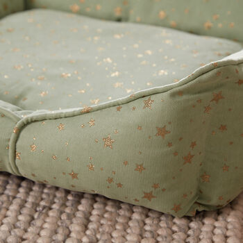 Personalised Mint Star Pet Bed, 7 of 8