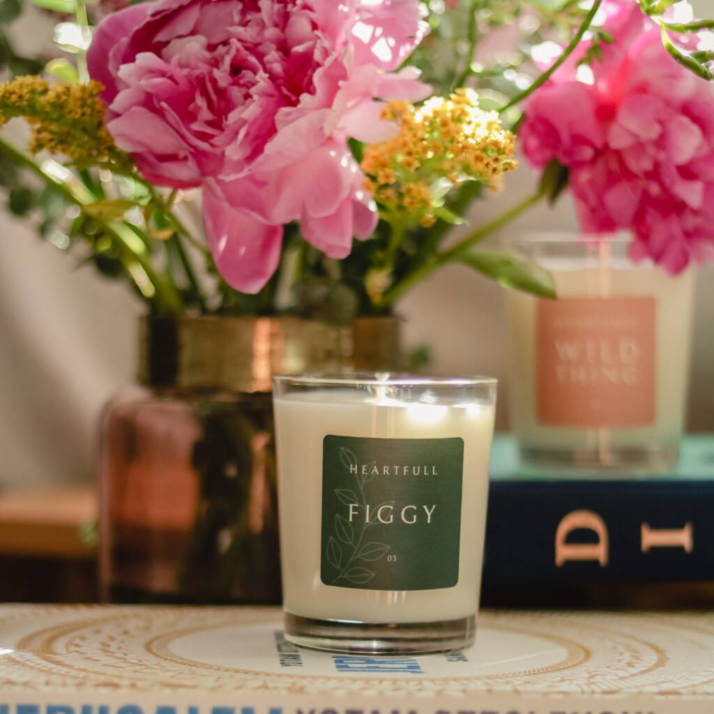 Figgy Fig And Vetiver Natural Wax Candle By Heartfull Ltd