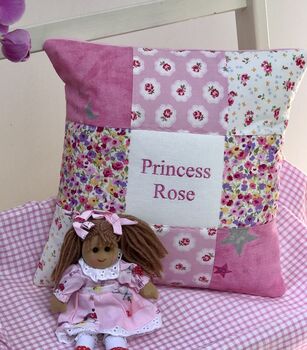 Personalised Princess Name Cushion, 4 of 8