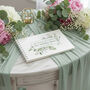 Personalised Watercolour Eucalyptus Wedding Guest Book, thumbnail 1 of 4
