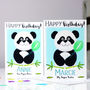 Personalised Panda Relation Birthday Card, thumbnail 8 of 11