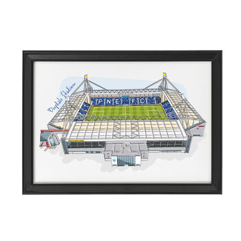 Personalised Preston North End, Deepdale Stadium Print, 4 of 6