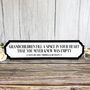 Personalised Grandchildren Welcome Acrylic Road Sign, thumbnail 4 of 5