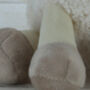 White Sheep Soft Toy With Personalised Keyring, thumbnail 5 of 5