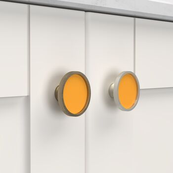 Orange Shade Cupboard Drawer Door Cabinet Knobs Handles, 2 of 9