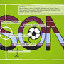 Personalised Tennis Name Canvas, thumbnail 4 of 7