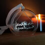 Personalised Handwriting Bauble Memorial Decoration Sterling Silver, thumbnail 1 of 4