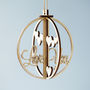 Romantic Personalised Wooden Bauble Decoration, thumbnail 3 of 4