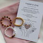 Tiger’s Eye Stacked Stretch Rings, thumbnail 3 of 6