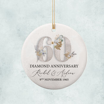 60th Diamond Wedding Celebration Keepsake, 3 of 4