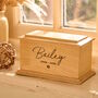 Personalised Solid Wood Pet Urn, thumbnail 1 of 8