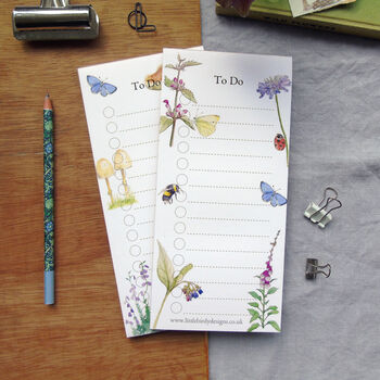 Pair Of Illustrated 'To Do' List Notepads, 2 of 6