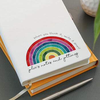 Personalised Rainbow Notebook, 2 of 6