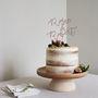 Script Couple's Names Wedding Cake Topper, thumbnail 5 of 9