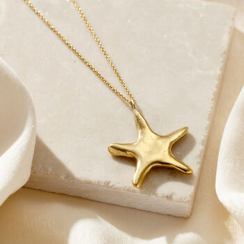 Large Personalised Fortune Starfish Necklace, 3 of 6