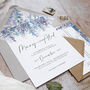 Whimsical Winter Wedding Invitation, thumbnail 2 of 6