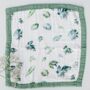 Forest Bamboo Organic Cotton Muslin Baby Comforter, thumbnail 2 of 3