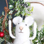 Christmas Ballet Dancing Mouse Tree Decoration, thumbnail 2 of 3