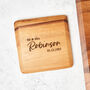 Personalised Dark Wooden Coasters, thumbnail 1 of 6