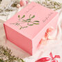 Personalised Mistletoe Christmas Gift Box, thumbnail 1 of 2