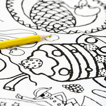 Colour In Giant Poster Tablecloth Teatime Personalse It, 2 of 5